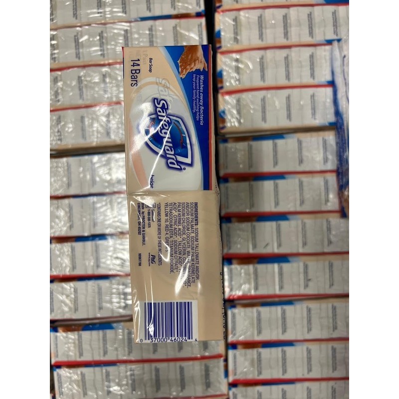 Safeguard 14 bars 4 ounce (113 gram) each beige washes