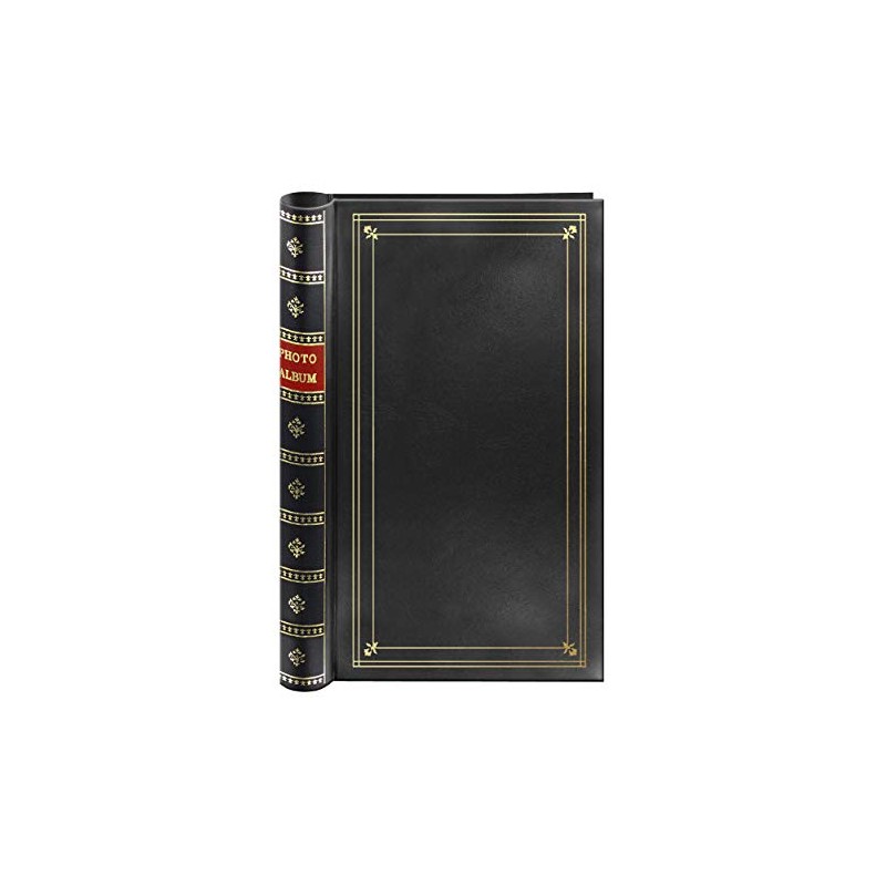 Spiral Bound Photo Album 300 Bi-Directional Memo Pockets Hold 4x6