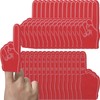 ZCYSRLQIN 24 Pcs Mini Foam Fingers Sports Fan DIY Blank
