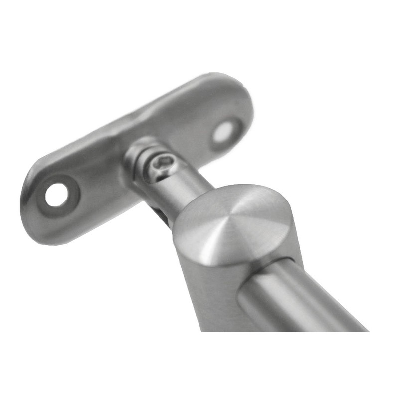 WB-242 Stainless Steel Wall Mount Adjustable Handrail Bracket for 1-1/2"