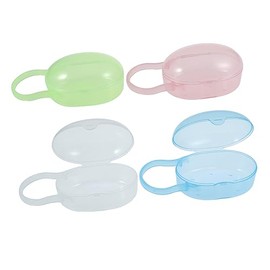 5 Piezas Caja para Guardar Chupetes Estuche Protector Portátil para Chupetes para Bebés Recién Nacidos Color Neutro Unidades de Contenedor Color