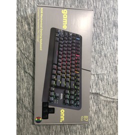 Onn  Mechanical Gaming Keyboard -USB Compact |Tenkeyless (TKL) Design Brand New
