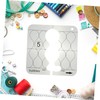 SEWACC 1pc Transparent Acrylic Ruler for Sewing and Craft Projects