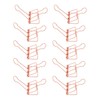 30Pcs Wire Binder Clips 2in Wide Hollow Out Strong Metal