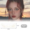 6 PCS Glitter Freckles Face Tattoo, Gold Glitter Fake Freckles