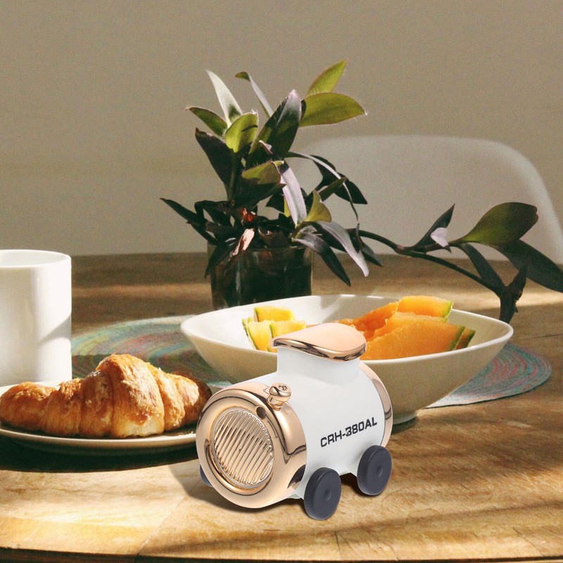 Kichvoe Plastic Toothpick Holder Train Shaped Toothpick Dispenser Organizer Container