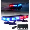 LUMENIX 72 LED Rooftop Emergency Strobe Light Bar w/Control Panel