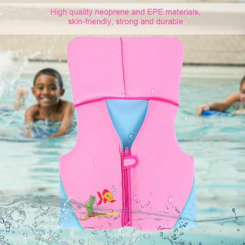 Professional Children Life Jacket Kids Lifesaving Vest Kayak Pool Beach