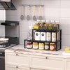 Zilvando Heavy-Duty Adjustable Metal Shelf Organizer - Expandable & Stackable