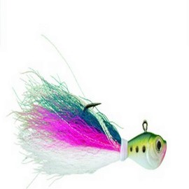 Spro Bucktail Jig-Pack of 1, Bunker, 3-Ounce