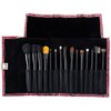 Crown Brush 15 piezas Pro con estuche de diseño, color rosa