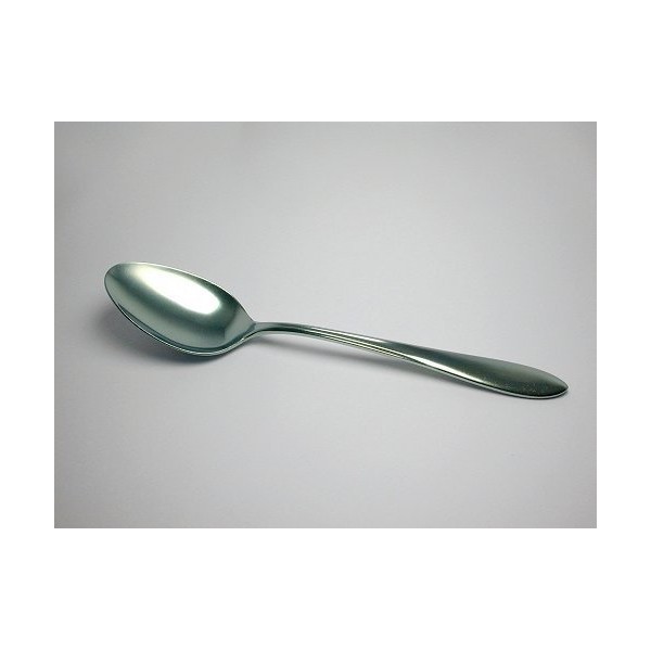 Horie TC-04-02 Titanium Cutlery Dessert Spoon, Titanium Silver