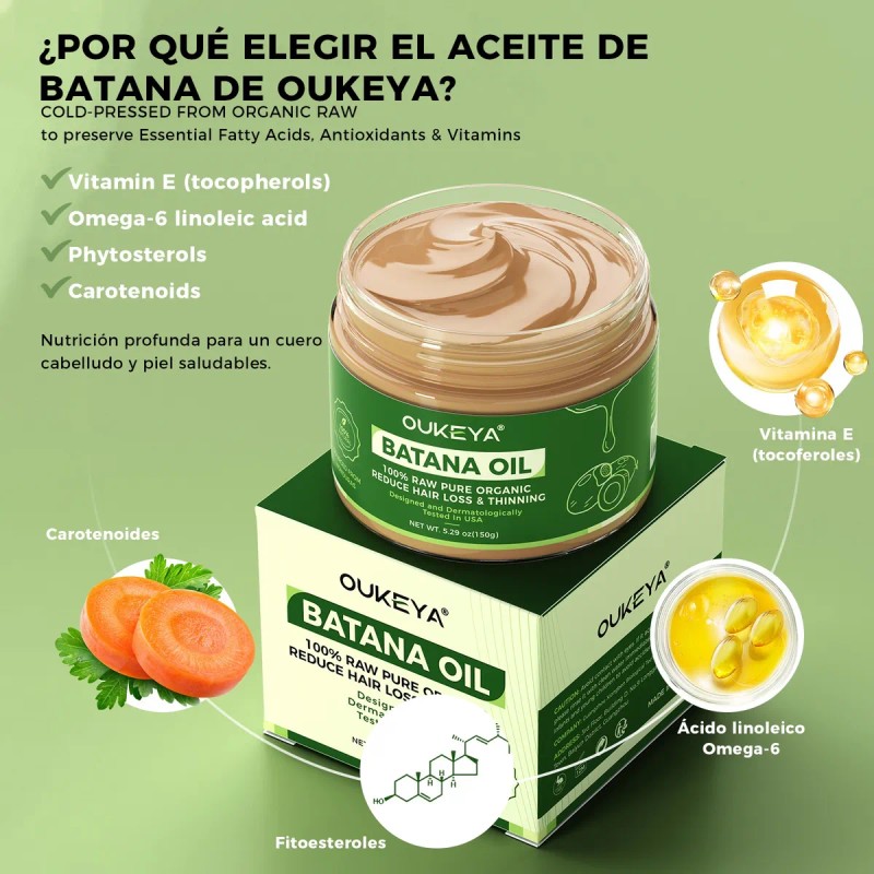 Mascarilla Capilar Oukeya Con Aceite De Batana 150g