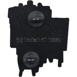 Jerry Garcia Hippie Skeleton Enamel Pin – Double Post Back, Perfect for Jackets, Bags, Hats, and Rock Collectors