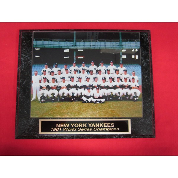 1961 Yankees World Series Champions Collector Plaque w/8x10 Team Photo