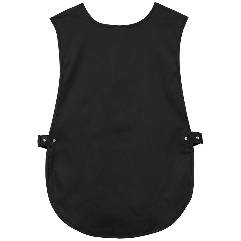 Portwest S843 Workwear Adjustable Safety Tabard Black, S/M