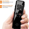 Liebssen Digital Voice Recorder with Playback, Enhanced Audio Dictaphone with