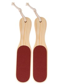 EOYVAIL Rasp Files for Foot Care, Professional Foot File, Foot and Heel File, Pumice Stone with Wooden Handle, Removes Corns, Calluses, Dead Skin on Calluses (Pack of 3)