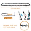ROEOWENE 5 x Saw Chains 6 Inch Saw Chain Mini