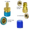A/C R1234YF Quick Coupler Connector Adapters Set, High & Low