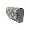 Indenya 4206-14-174 H Glasses Case, Deer Leather, Navy Blue Base