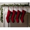 Vanteriam 4 Pack Knit Christmas Stockings, 18 in Large Cable