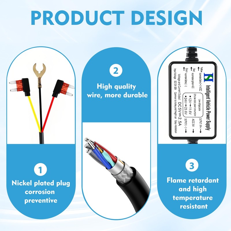 Type C Hardwire Kit Dash Cam