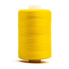 Realm Overlocking Sewing Machine Polyester Thread – 1000 Yard Spool (Bright Yellow)