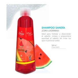 Shampoo Sandía Cero Lágrimas 500ml Limpieza Delicada Niños