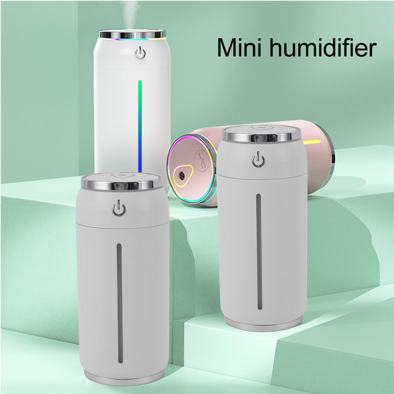 Mini Humidifier Compact Portable USB 7 Colors Light for Office