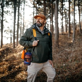 NATURE PIONEOR Water Bottle Holder with Strap,Water Bottle Carrier Bag Sling Sleeve with Adjustable Shoulder Strap & Handle and Large Phone Pocket for Walking,Hiking,Travelling for 25oz/32oz/40oz/64oz