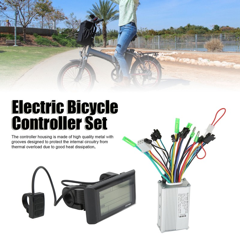24V‑48V 250W/350W Electric Cycle Brushless Controller SW900 LCD Display Panel