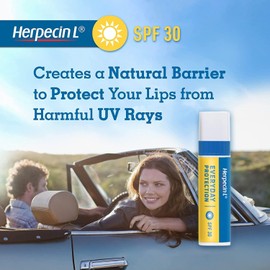 Herpecin L Lip Protectant SPF 30 0.10 oz (Pack of 7)