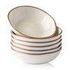 AmorArc Ceramic Cereal Bowls Set of 6, 24 oz Handmade