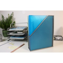 Wedo 0651354 Office Magazine File Silver