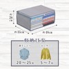 Astro 167-01 Storage Bag, For Clothes, Gray, 3-Piece Set, Non-woven