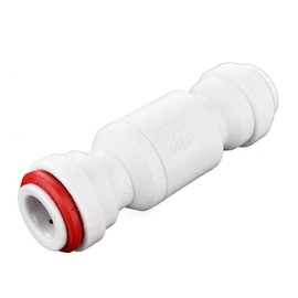 John Guest 3/8 Inch Imperial Single Check Valve, Push To Connect Plastic Plumbing Fitting, 3/8SCV