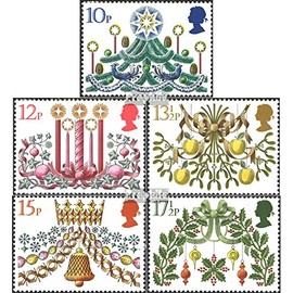 United Kingdom 856-860 (complete.issue.) 1980 christmas (Stamps for collectors) Christmas