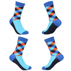 EGOGO 5 Pairs Men’s and Women’s Crew Socks Casual Unisex Funky Cool Dress Novelty Cotton Socks E611-4