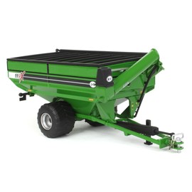 Spec Cast 1/64 Green J&M 1112 X-Tended Reach Grain Cart with Singles JMM-030