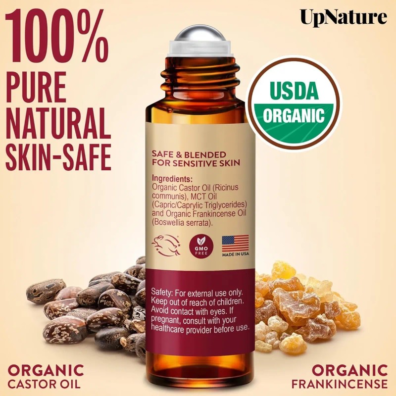 Upnature Aceite Ricino Incienso Contorno Ojos Roll On Ojeras