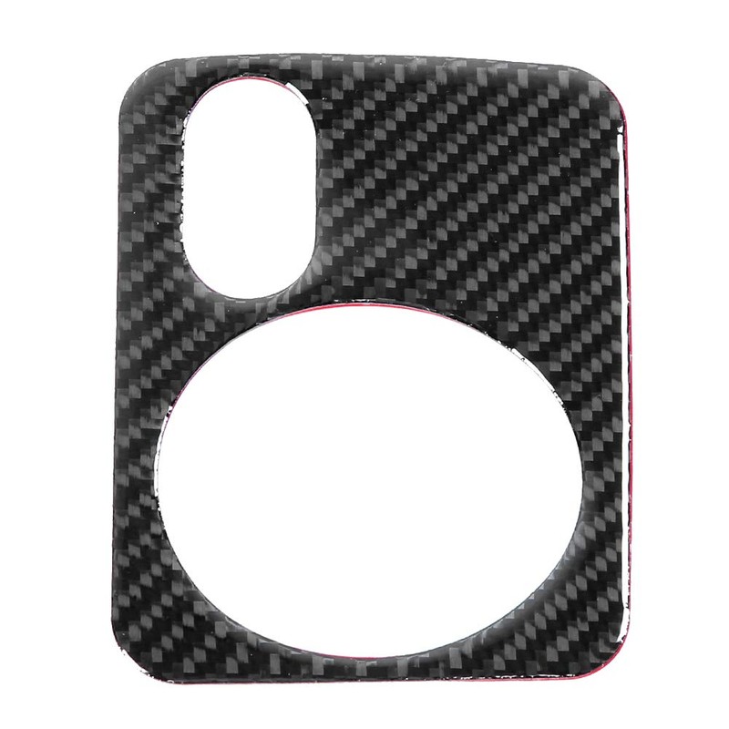 Aramox Carbon Fiber 6-Way Push Button Headlight Switch Frame Trim