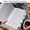 Bible Tabs, 72 Laminated Bible Tabs for Women and Men