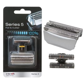 2025 Professional 51S Silver Shaver Foil with Cutter w/Sealed Packaging Replacement for Br-aun WaterFlex 550s-3 550s-4 550cc-4 560 560s-3 560s-4