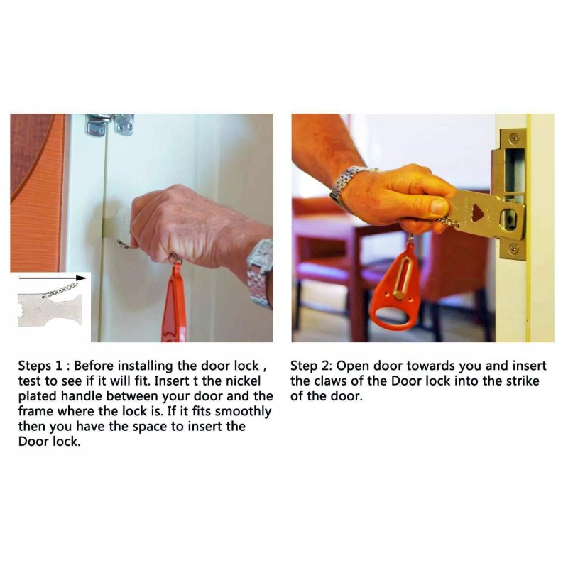 PHILBY'S US SELLER Addalock Portable Door Travel Hotel School Lockdown