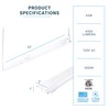 PARMIDA (4 Pack) Linkable LED Utility Shop Light, 45W, 3FT