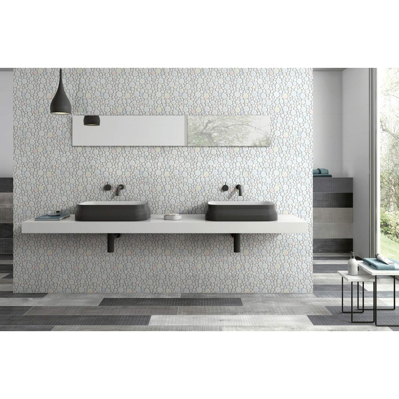 Simple Tile - Glass Mosaic Tile for Kitchen Backsplash, Bathroom