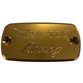 Pro-Tek Gold Front Brake Fluid Reservoir Cap Made For Honda CMX300 Rebel 300 2017 2018 2019 2020 and CMX500 Rebel 500 2017 2018 2019 2020 CMX500 AC Rebel (Gold)