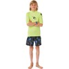 Rip Curl Boys' Brand Wave UPF 50 Short Sleeve Rashguard,
