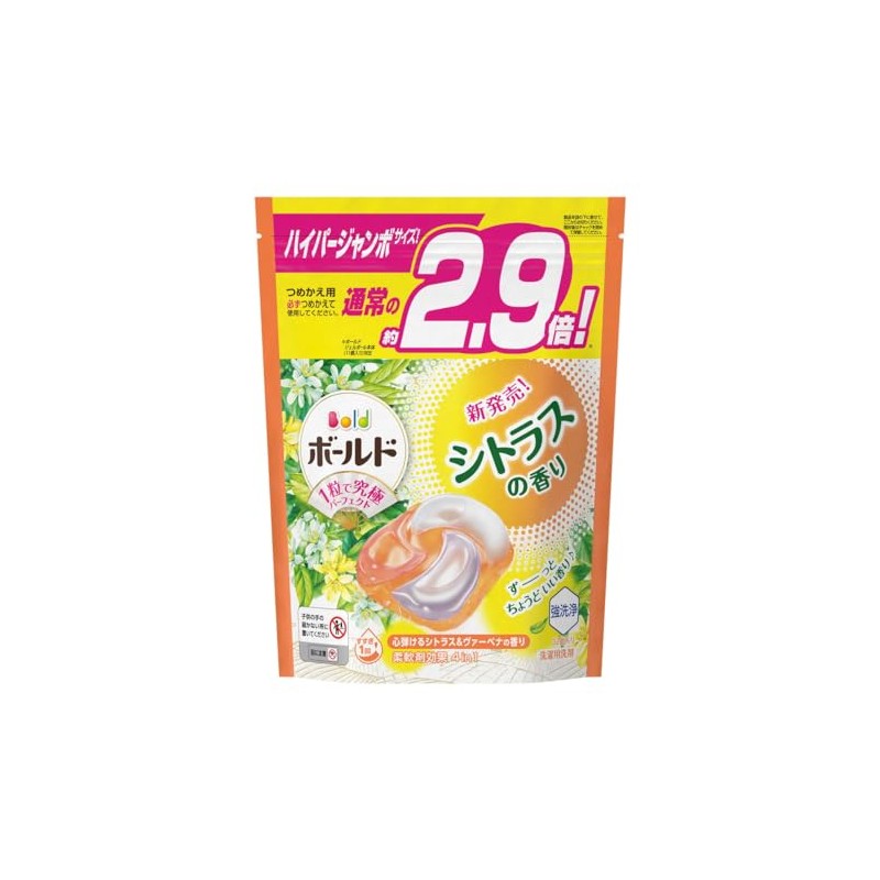 P&G Bold Gel Balls 4D Citrus H Jumbo 32 Count